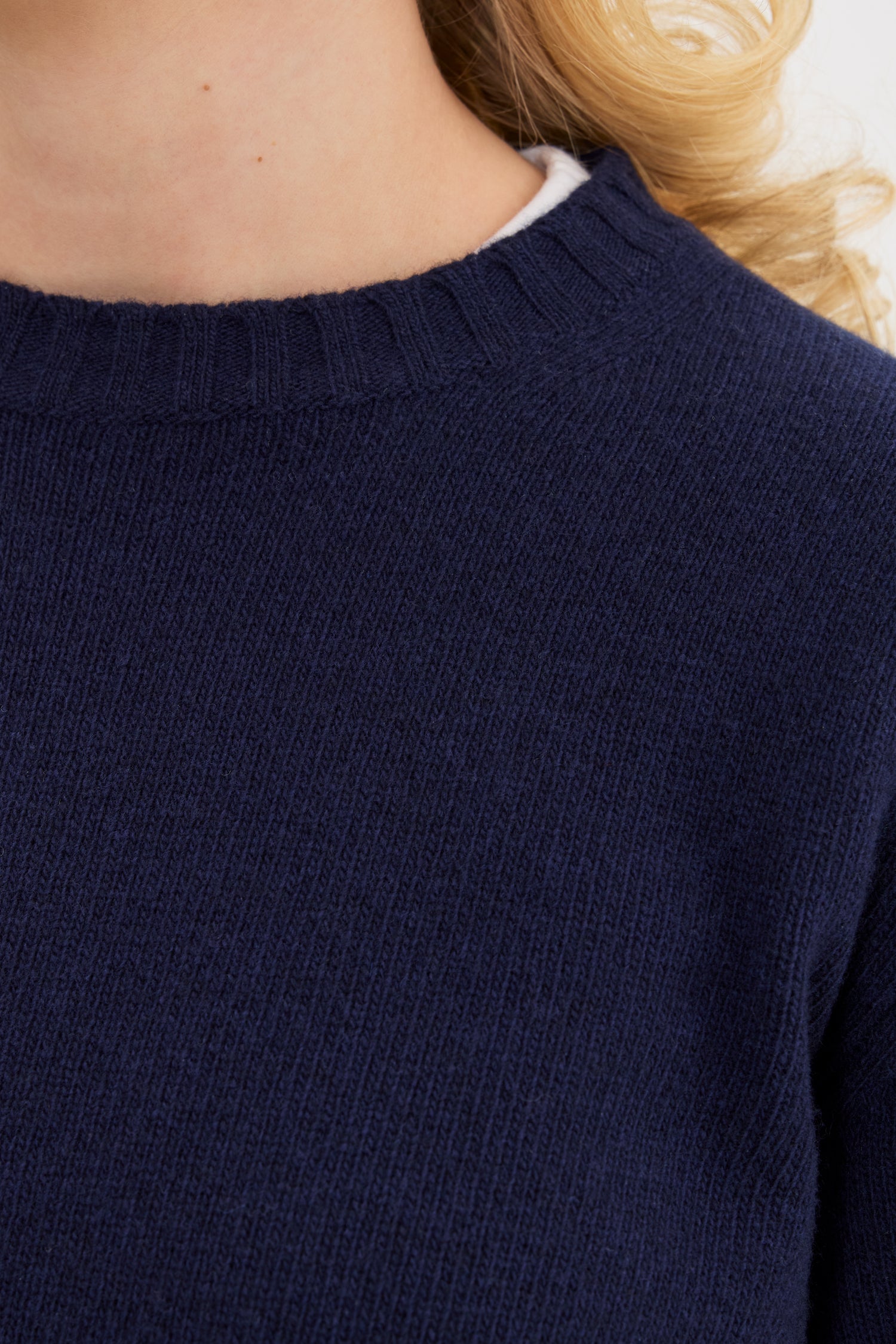 Heavy Wool Cashmere Crewneck