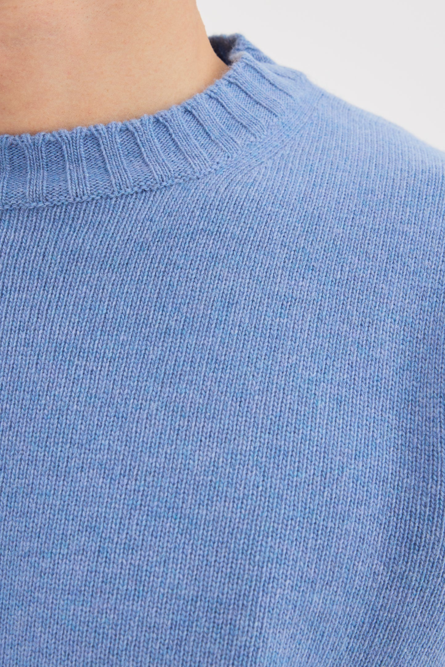 Heavy Wool Cashmere Crewneck