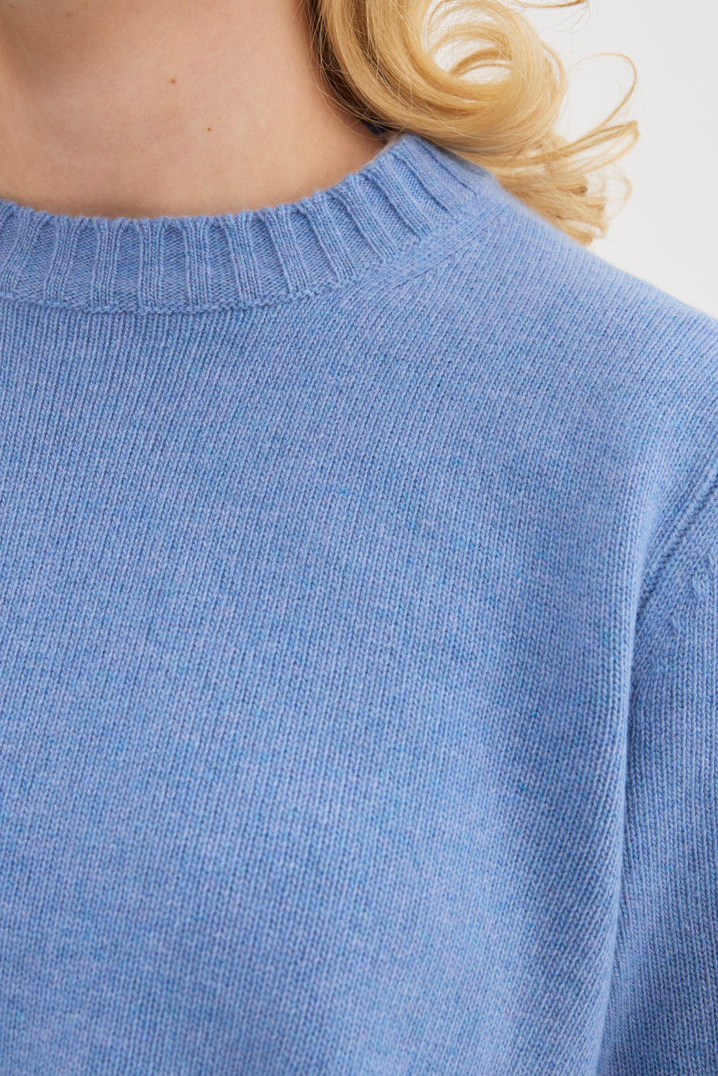 Heavy Wool Cashmere Crewneck