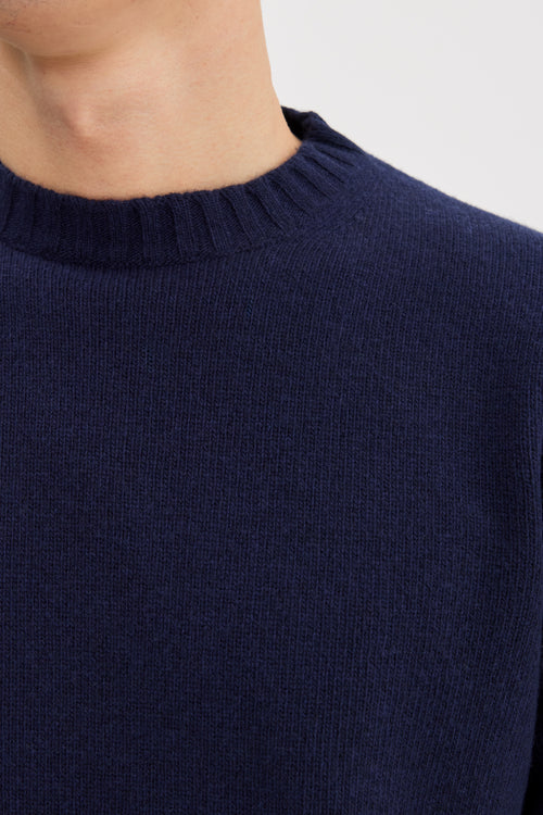Heavy Wool Cashmere Crewneck