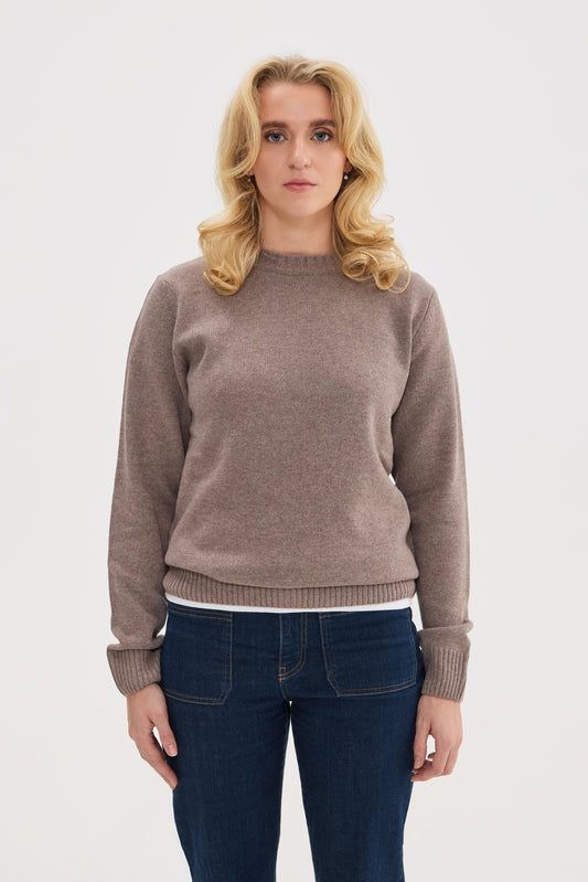 Heavy Wool Cashmere Crewneck