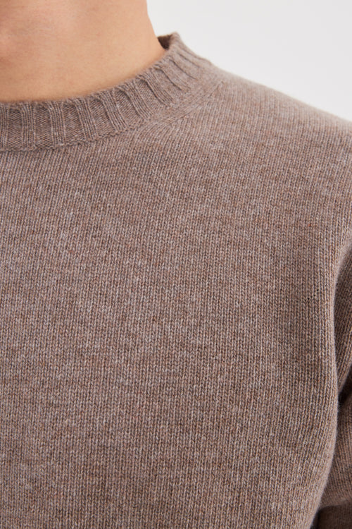 Heavy Wool Cashmere Crewneck