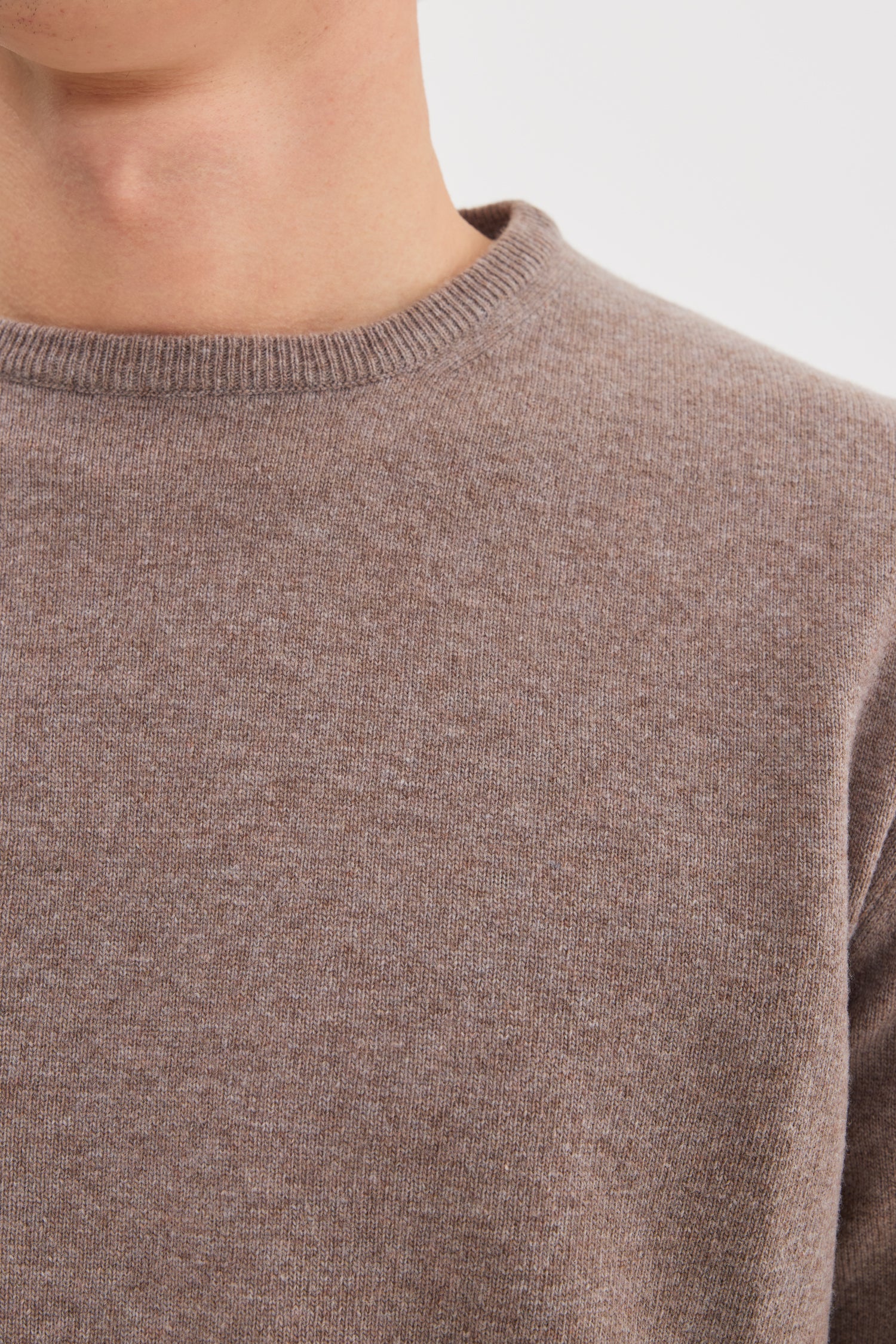 Light Wool Cashmere Crewneck