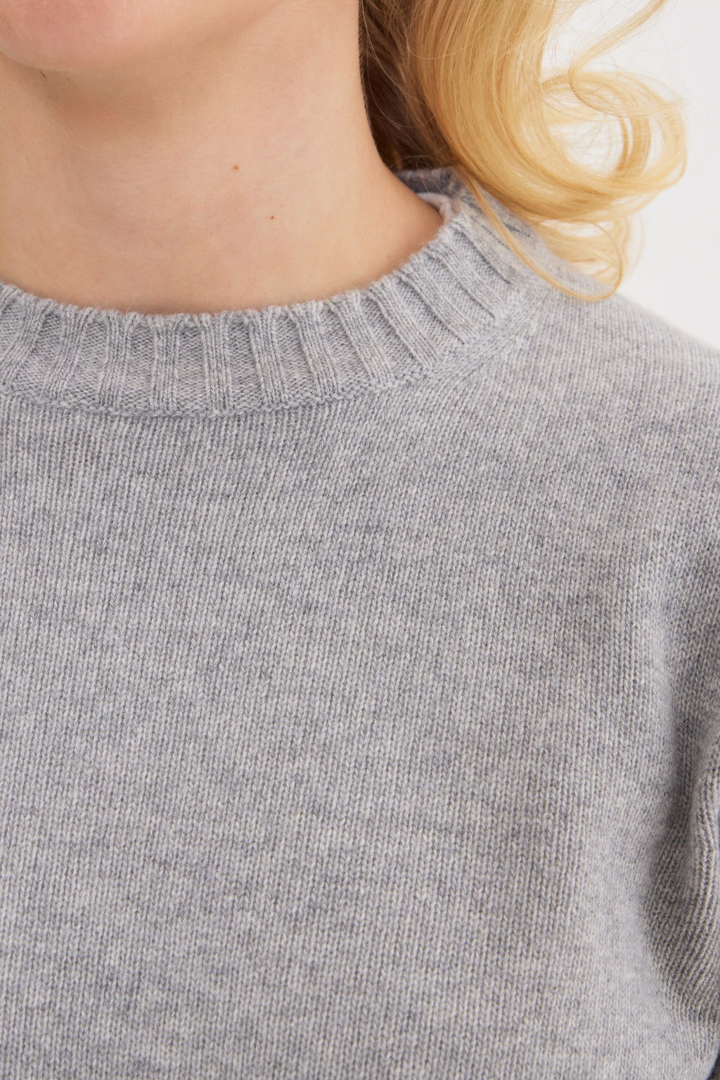 Heavy Wool Cashmere Crewneck