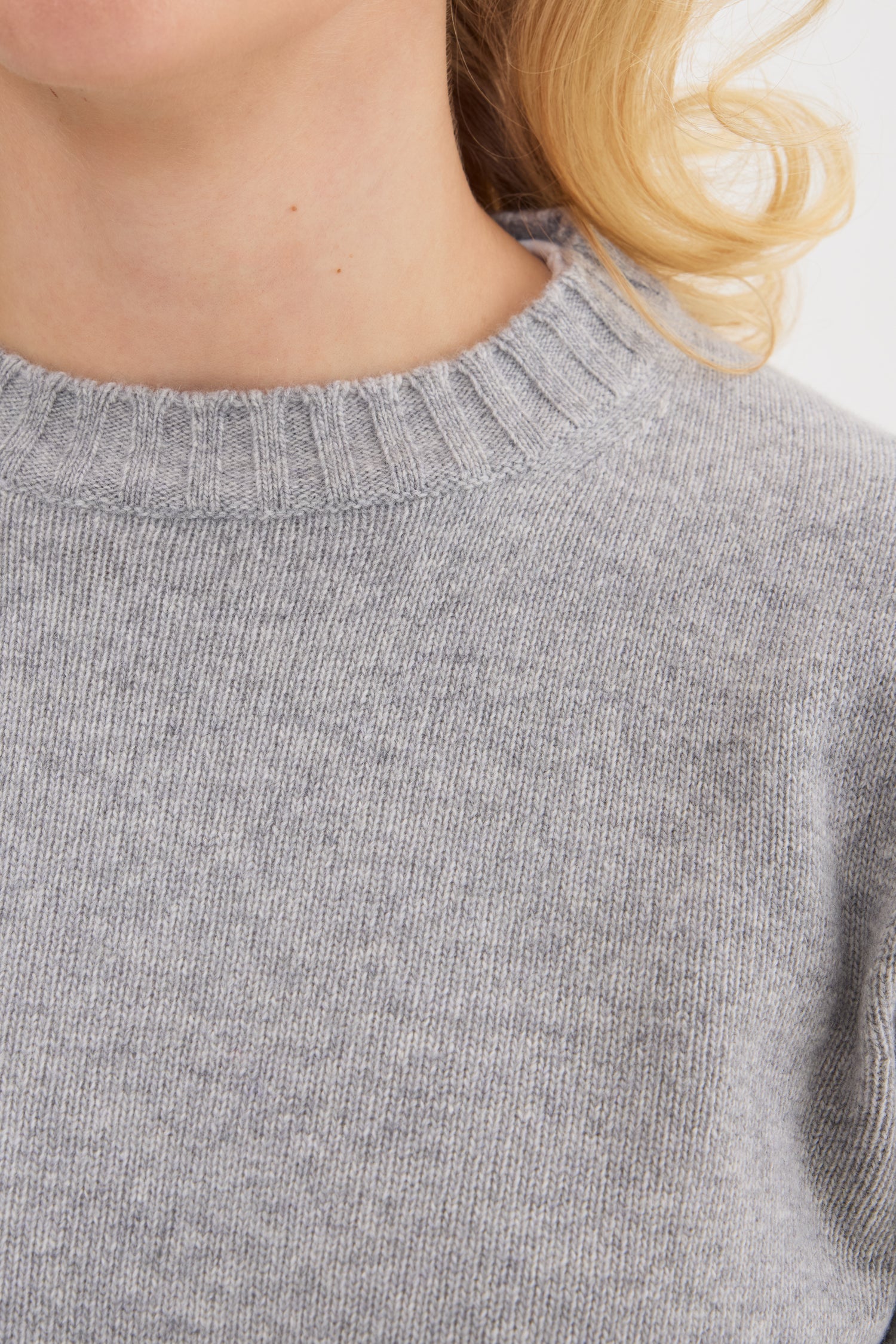 Heavy Wool Cashmere Crewneck