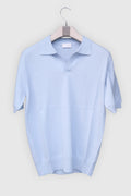 Cotton Polo Shirt Sky