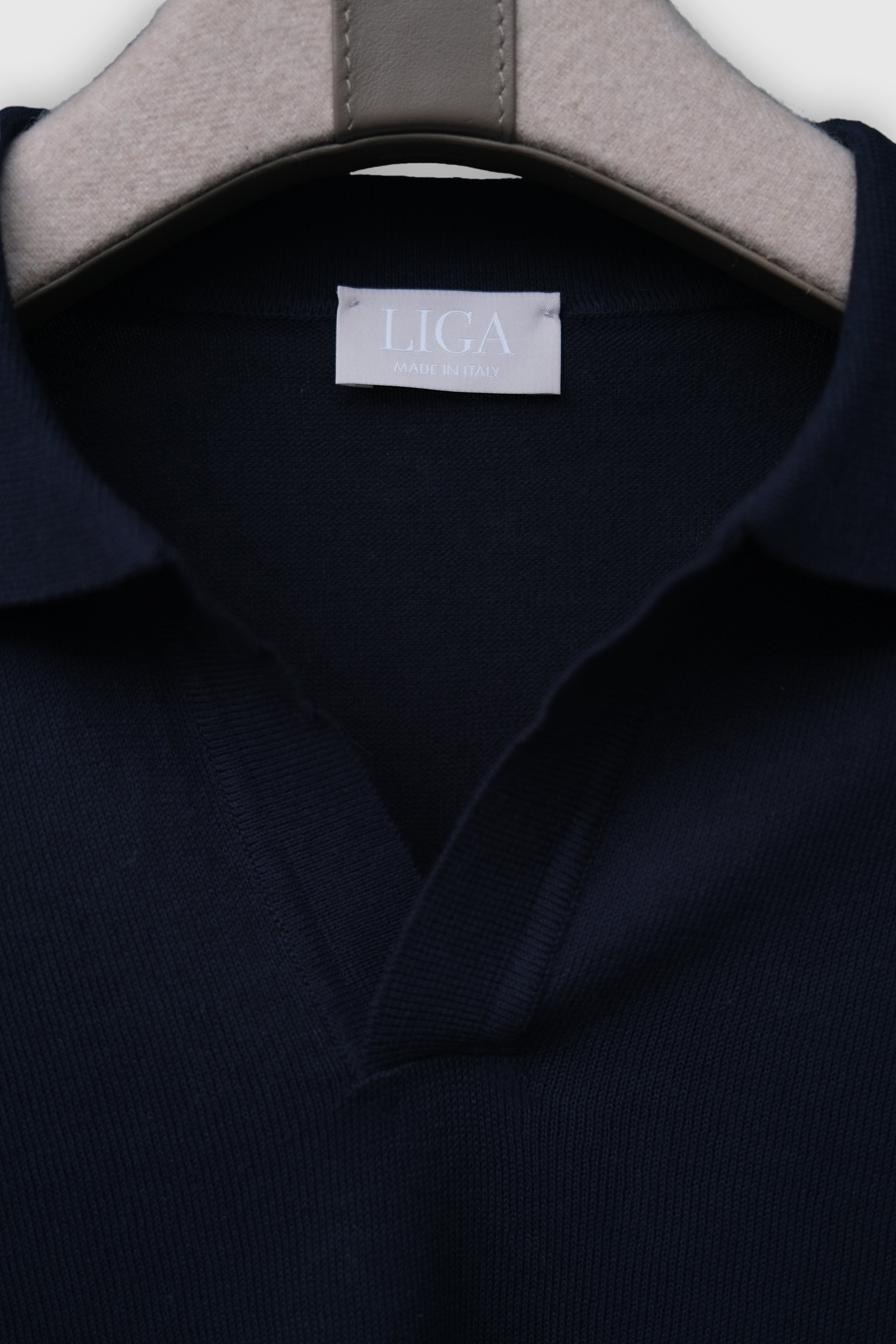 Cotton Polo Short Navy