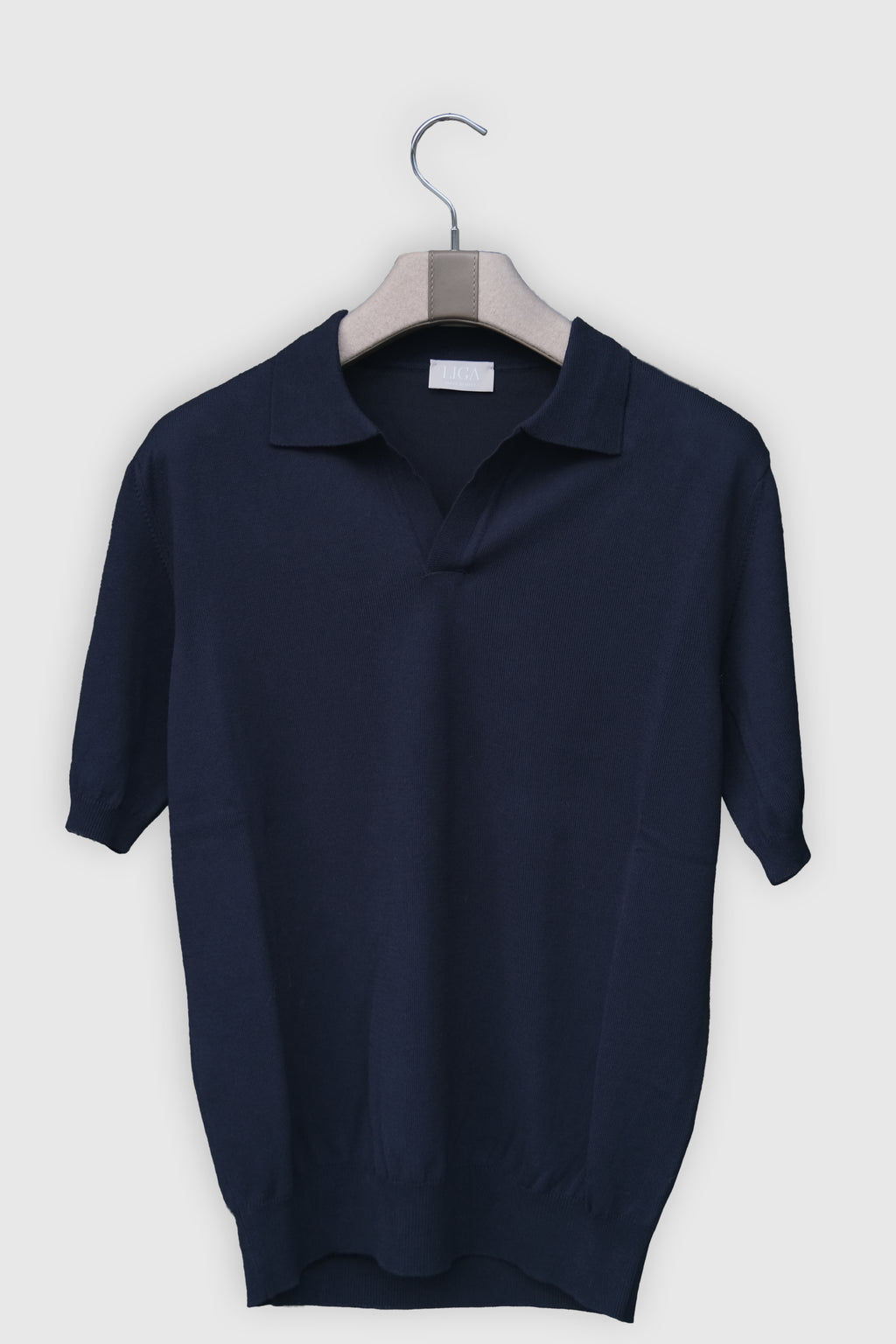 Cotton Polo Short Navy
